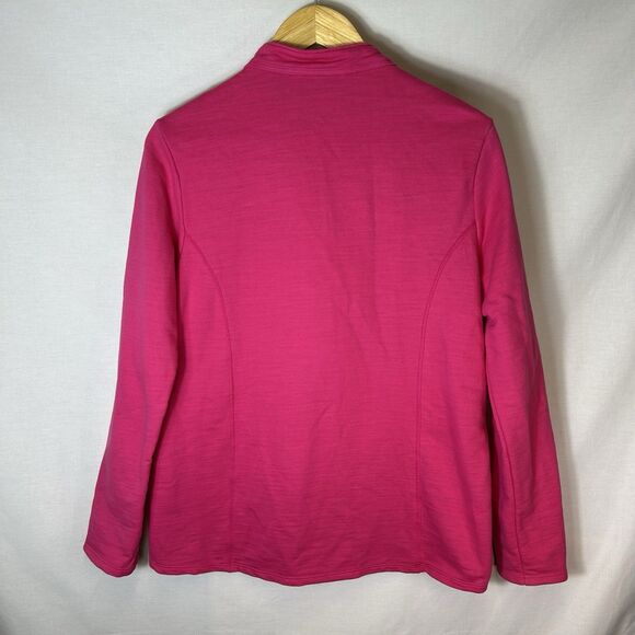 Neon Buddha Bright Pink French Terry Long Sleeve Harbor Jacket Size L - Picture 9 of 15
